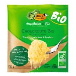 Choucroute bio aux lardons...