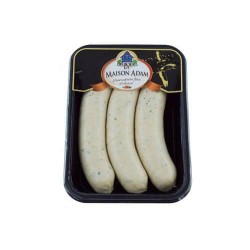 Saucisse blanche à griller au persil supérieure x3